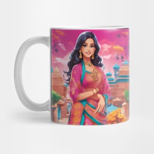 anime with an Indian style Mug